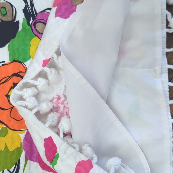 Trina Turk Floral Pom-pom Fringe Shift Dress - Picture 9 of 13